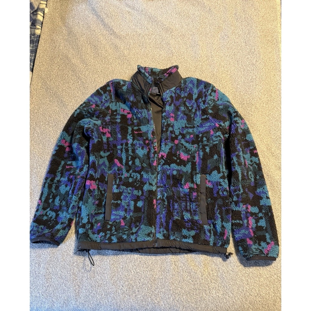 American Eagle Retro Zip Up Fleece  Size medium‎